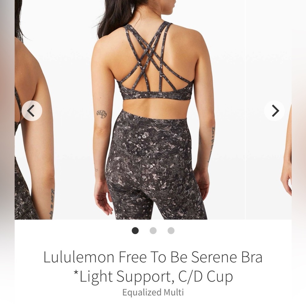 Lululemon Free to Be Serene Bra -  C/D cup